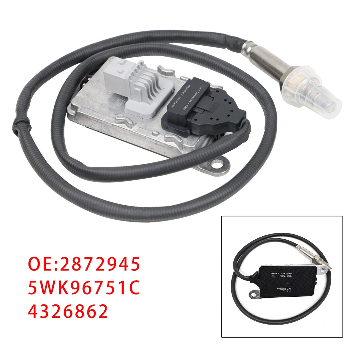 2013–2021 Cummins QSB 6.7L Series Engines Nox Nitrogen Oxide Oxygen Sensor 2872945 5WK96751C 4326862