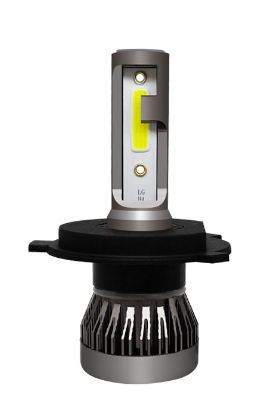 2PCS H4/HB2/9003 MINI1 LED Headlight 36W 8000LM COB Bulbs Kit High/Lo Beam 6000K