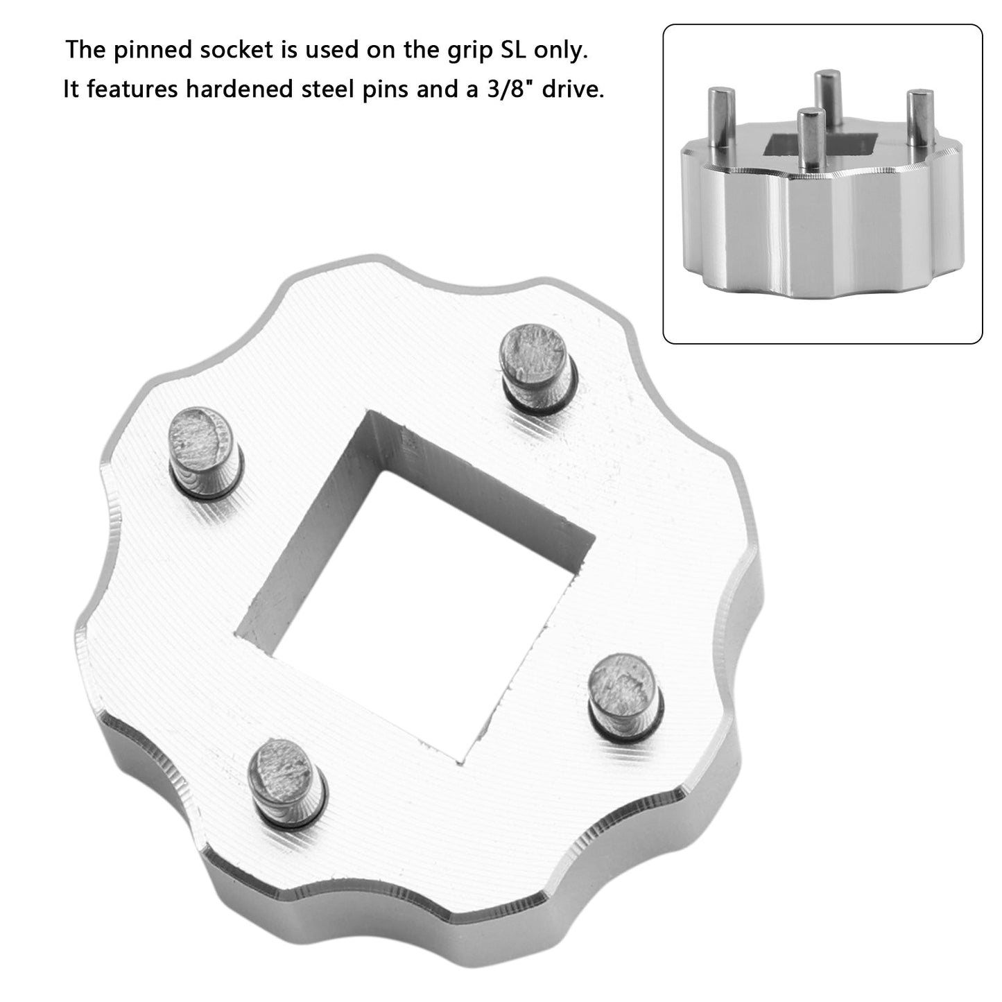2025 Pinned Socket for Damper Cartridge for FOX GRIP SL¨CFor Servicing/Rebuilding