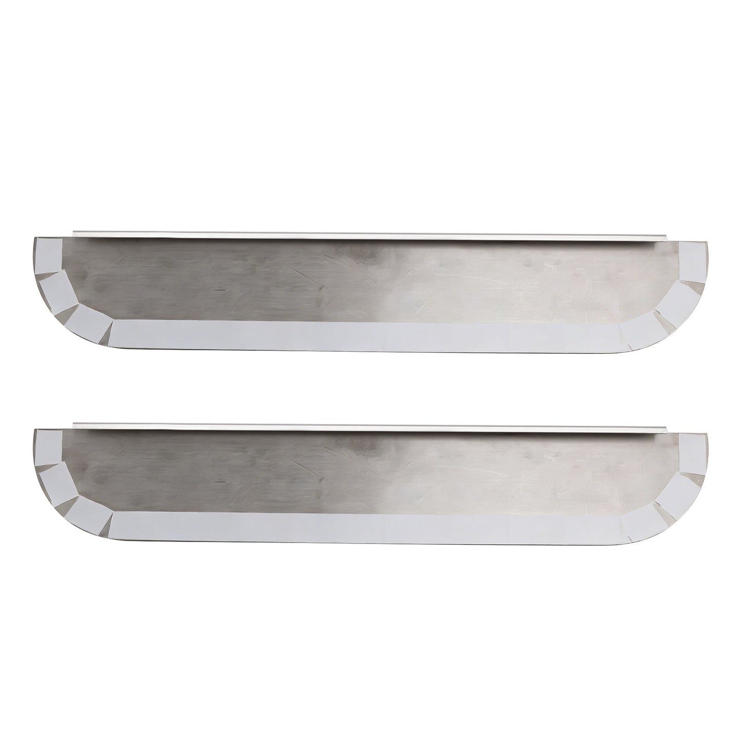 2005-2024 Peterbilt 379/ 386/ 389 Pair 5" Chopped Window Trim Stainless Steel