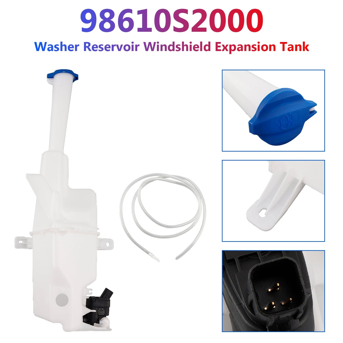 2019-2020 For Hyundai Santa Fe Ultimate Washer Reservoir Windshield Expansion Tank 98610-S2000