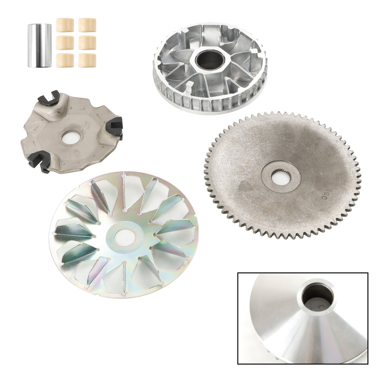 2013-2017 Honda ACG110 Zoomer110 x Front Clutch Variator Pulley Set 22102-Kzl-930