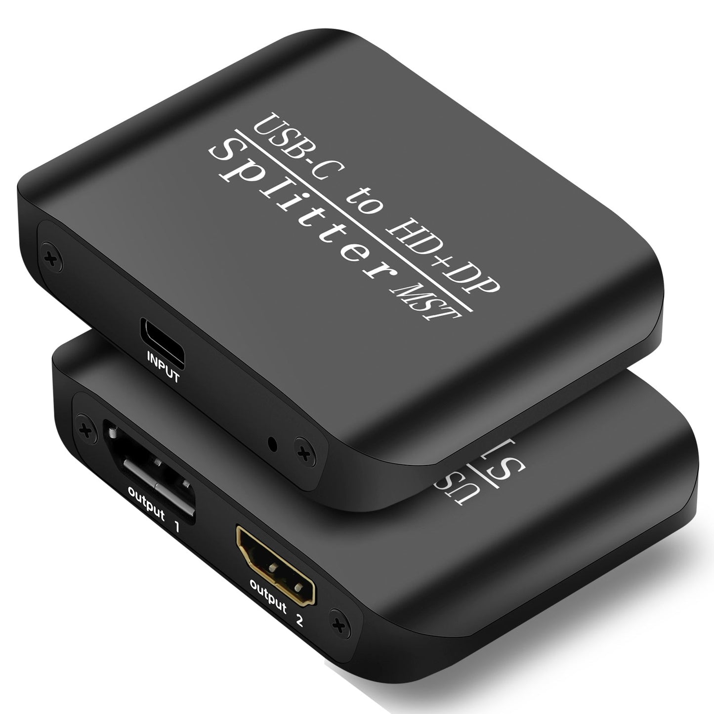 Type-C to HDMI+DP 1x2Laptop Splitter MST Two-Screen Display One Input Two Output