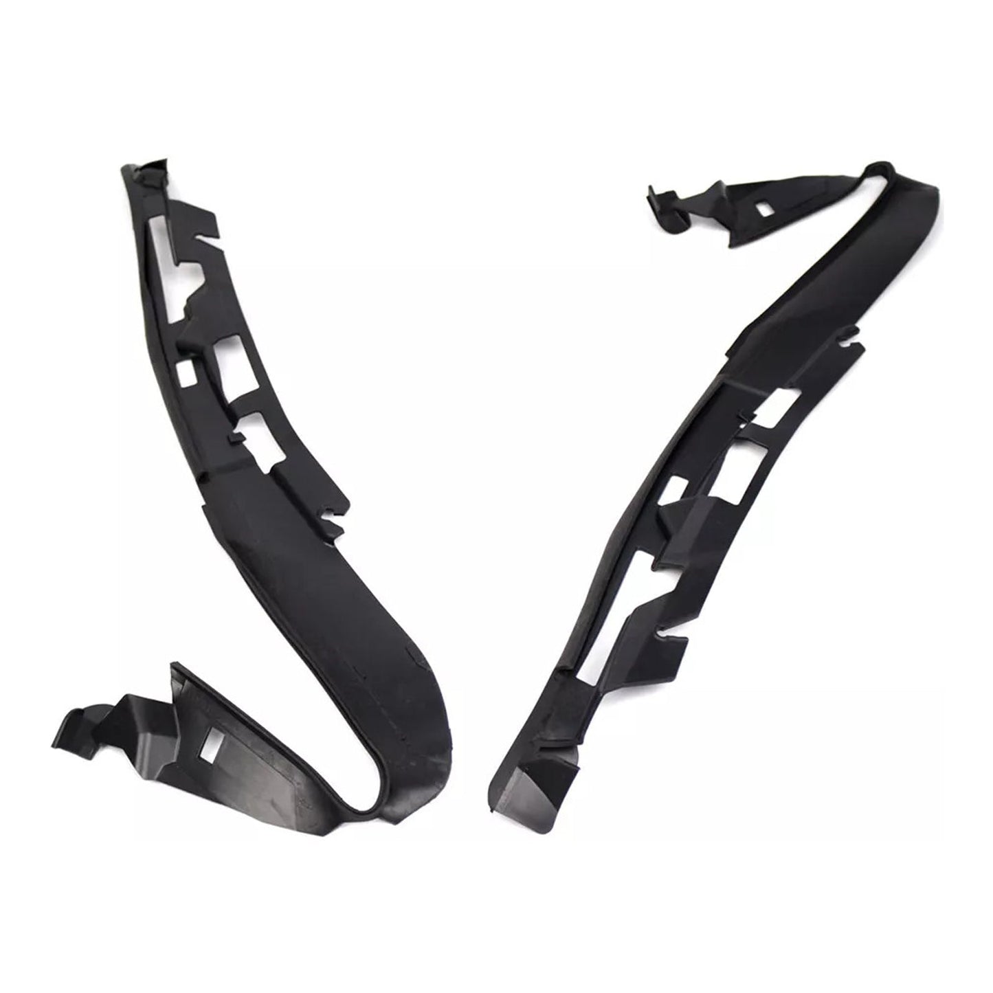 2PCS Front Bumper Headlight Lower Molding Trim For BMW 5 Series F10 F18 10-14