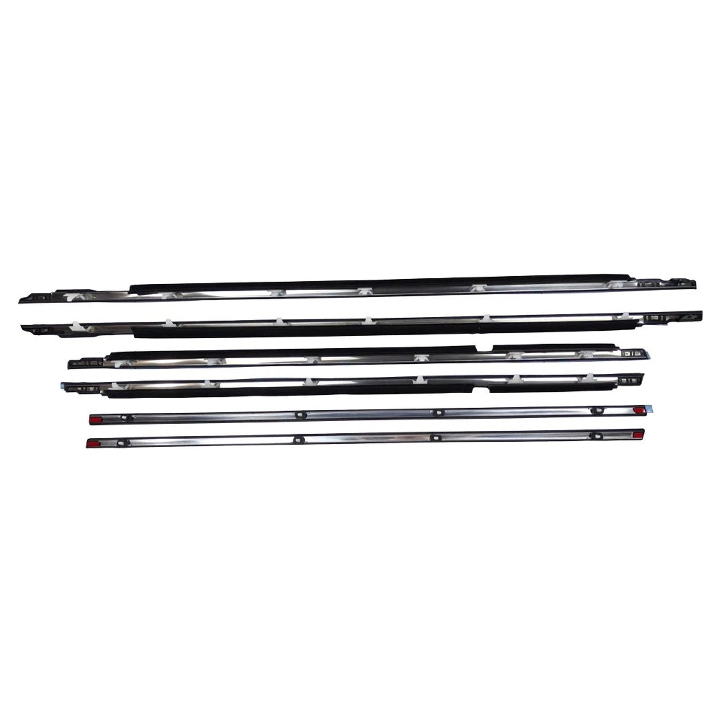 1991-1997 Toyota Land Cruiser 80 Series 6PCS Door Belt Molding 75710-60011 75720-60011