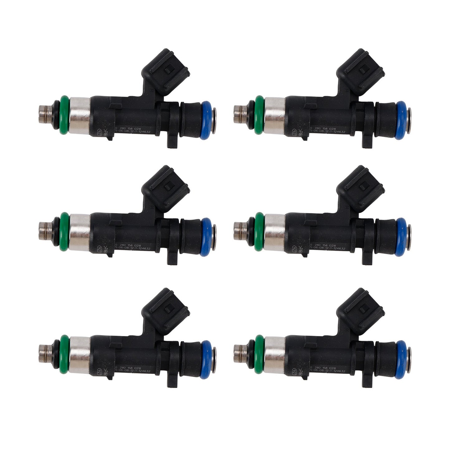 6Pcs Fuel Injector For Chrysler 300M 2004 Dodge Nitro 2007-2011 0280158028