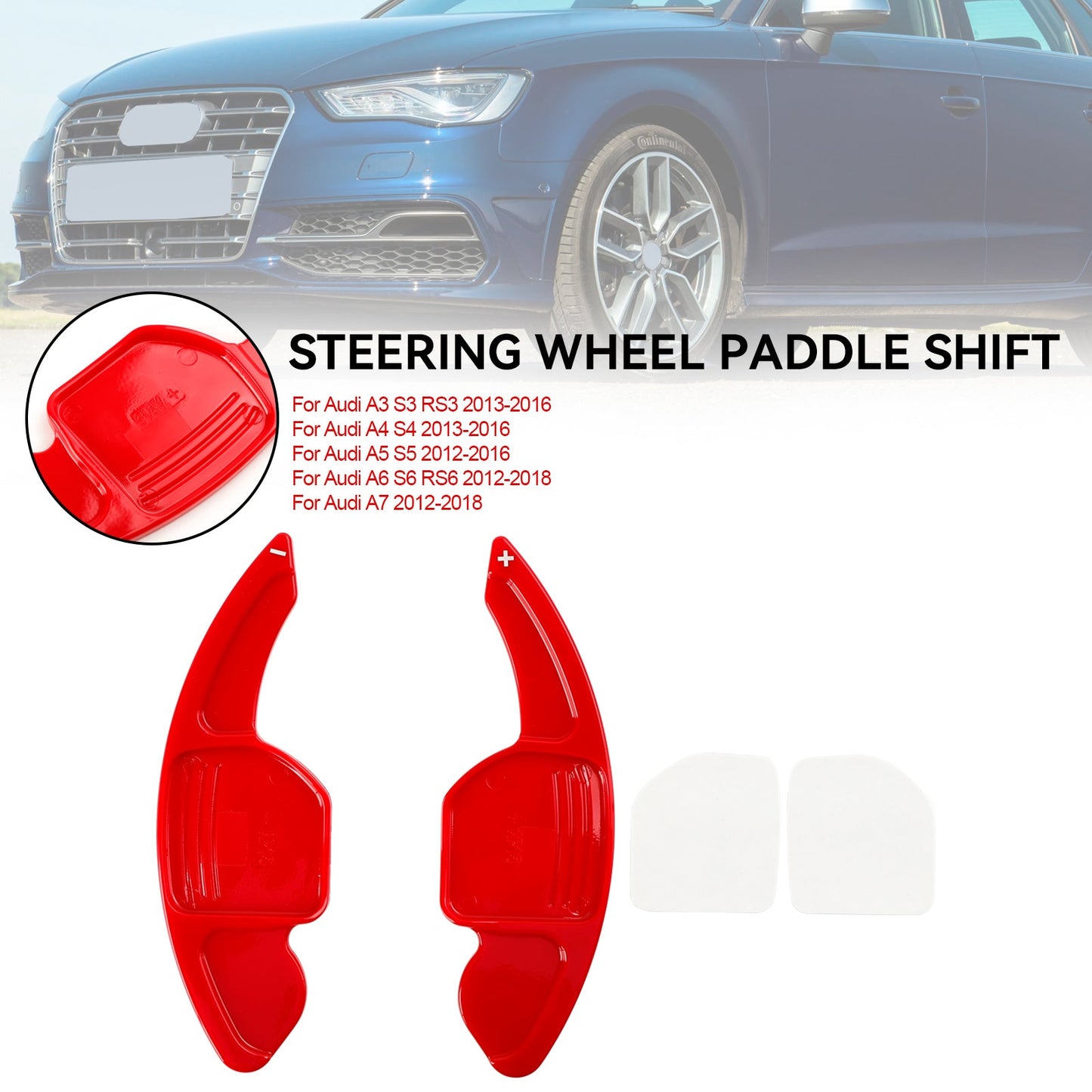 Audi A3 A4 A5 A6 A7 A8 Q5 Q7 Steering Wheel Shift Paddle Shifter Extended