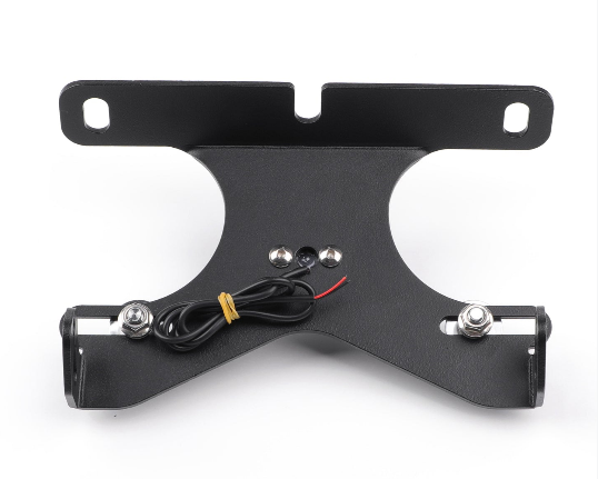 CNC License Plate Bracket Number Holder Plate LED For BMW S1000RR HP4 2009-2018