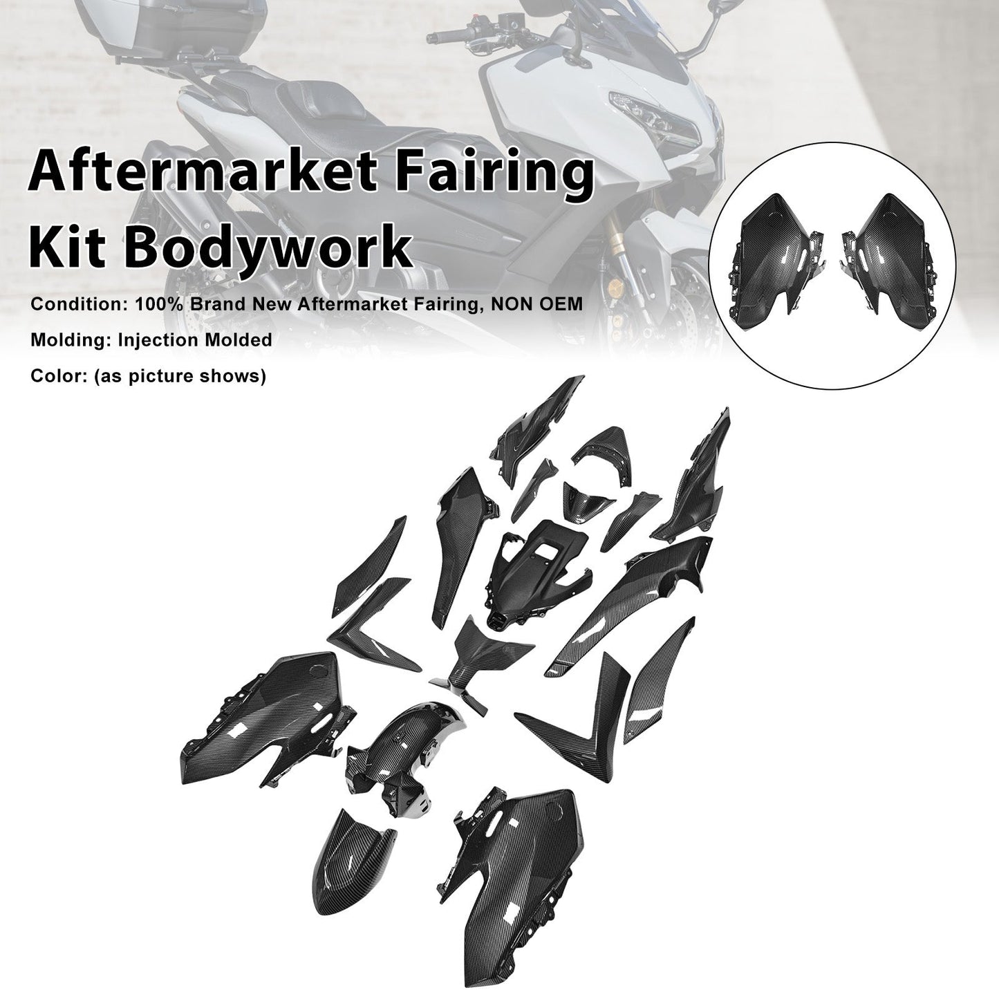 2025-2026 for Yamaha TMAX560 Injection Bodywork Fairing Kit