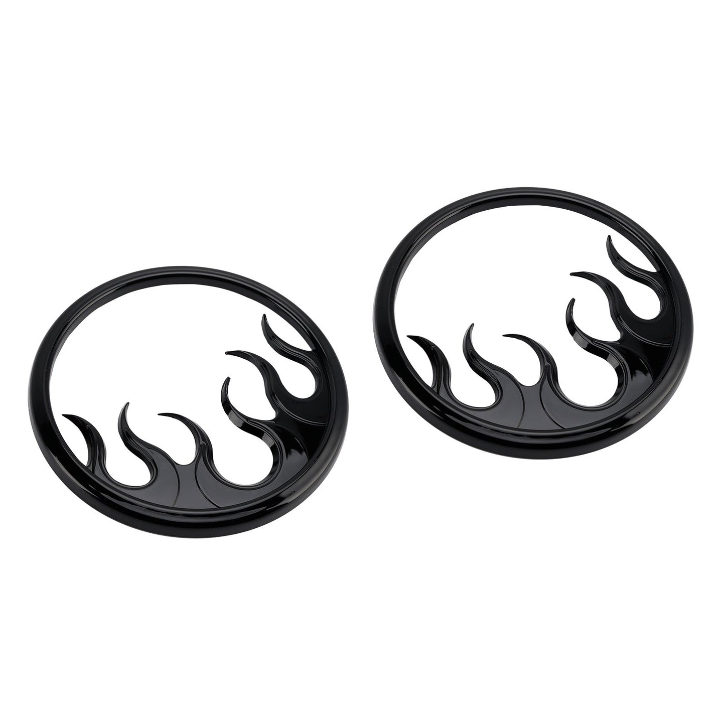 Flame Speaker Grills Accent Trim Cover For Touring Electra Glide Ultra Classic