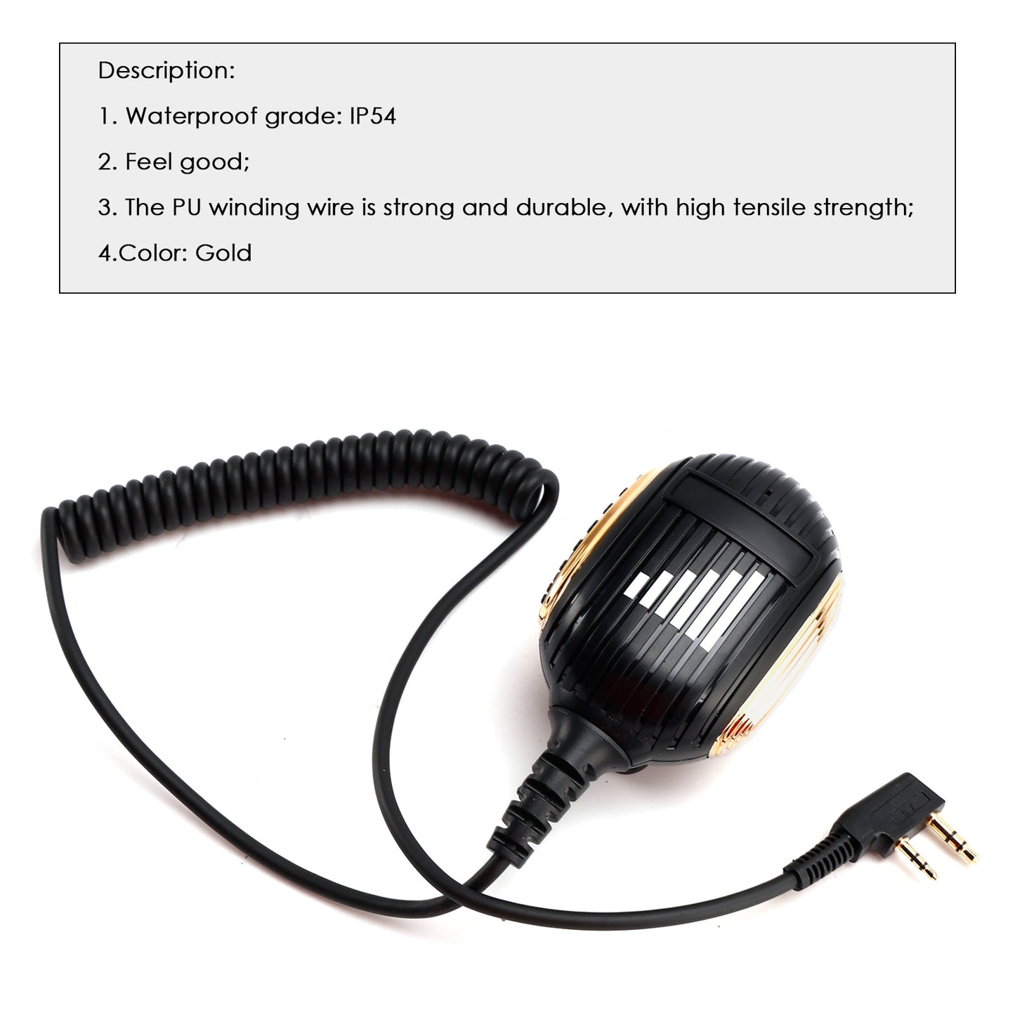 K-SM26 Microphone Speaker for TK-220 TH-F6 RPU499A KG669 TG-2AT PX333 LT-3288