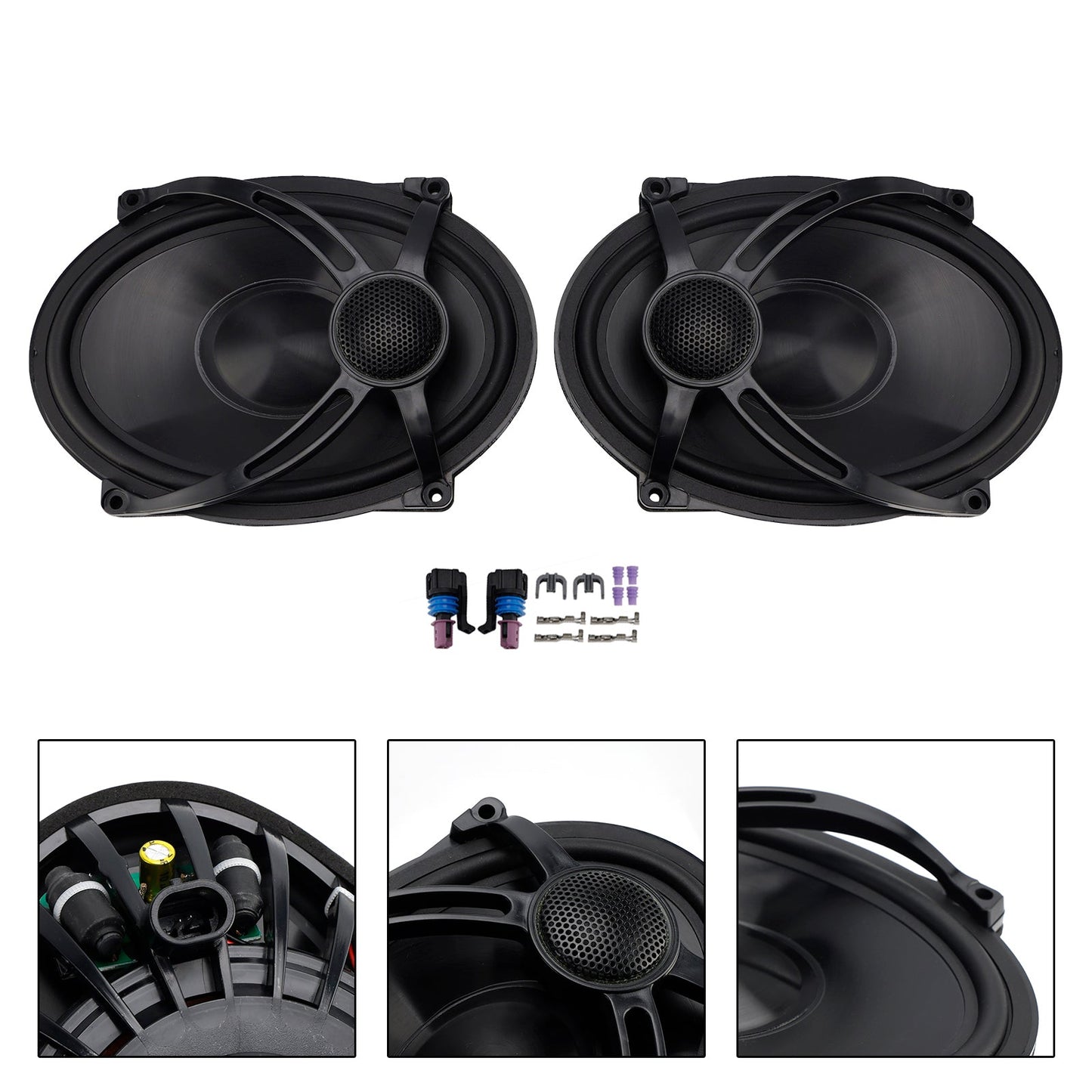 1994-2024 Touring Road Glide Flhr 2X 5"X7" Saddlebag Lid Speakers Kit