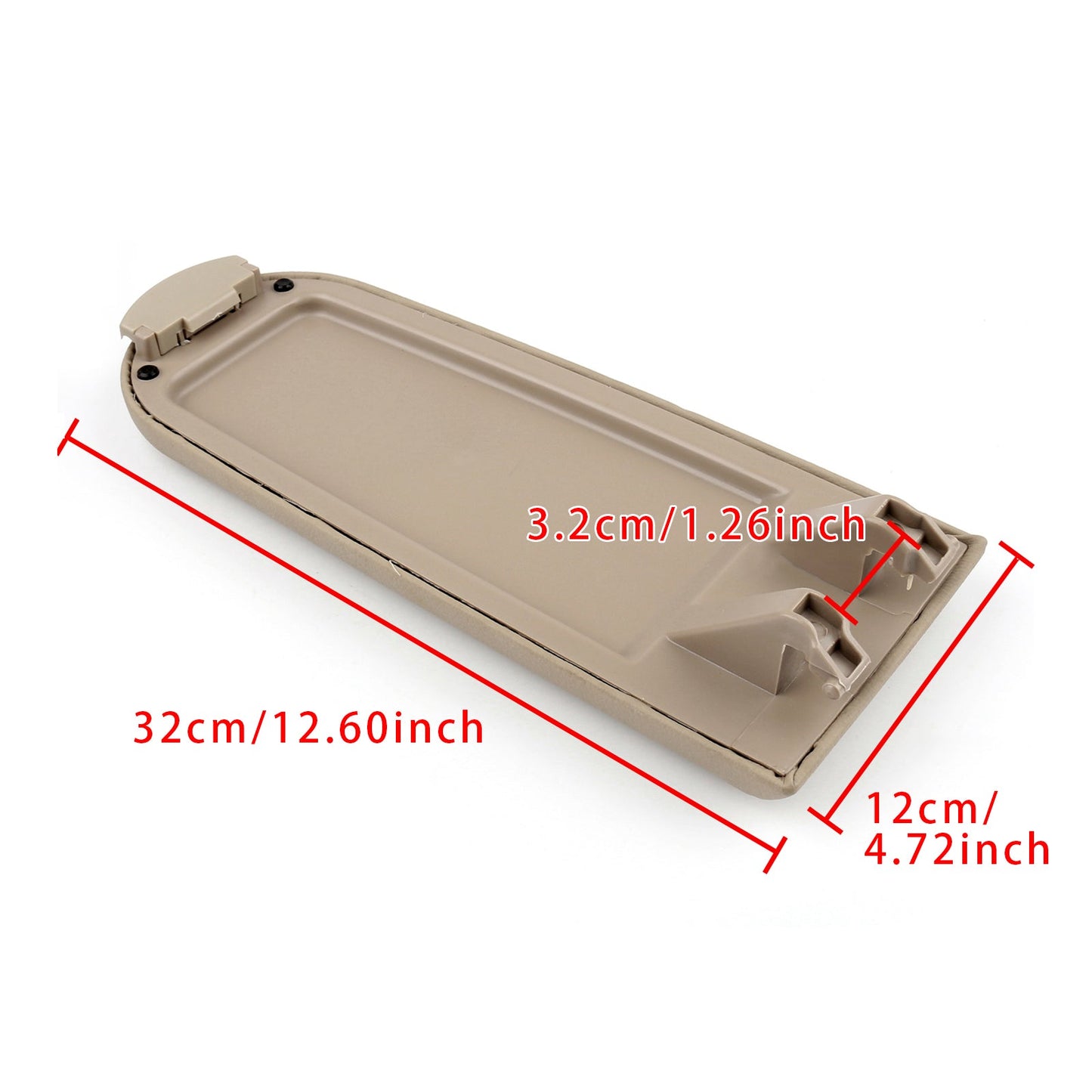 Beige Leather Armrest Centre Console Lid For VW MK4 Jetta Bora Golf 18D867173