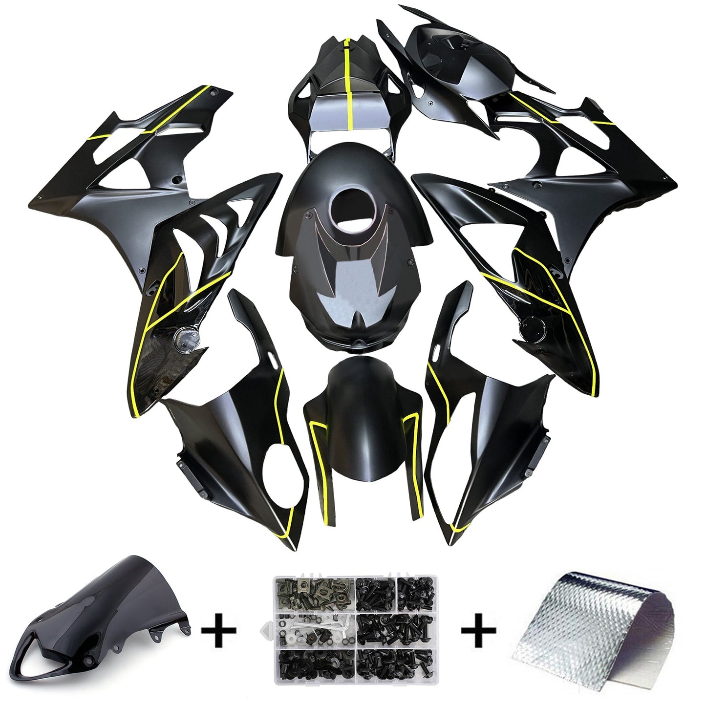 2009-2014 BMW S1000RR Injection Fairing Kit Bodywork Plastic ABS