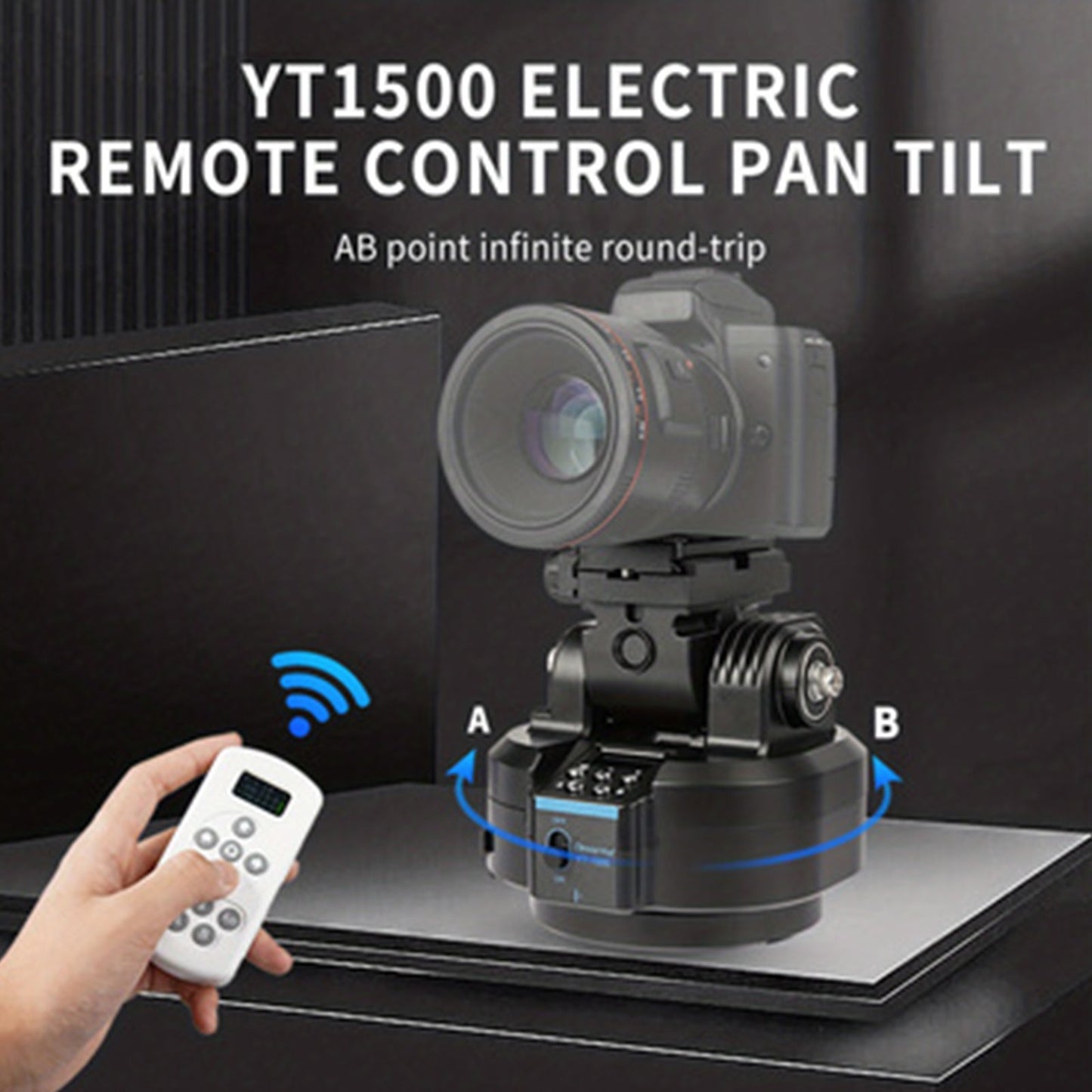 YT-1500 Camera Electric Cloud Platform Mobile Live Rotating Panoramic Stabilizer