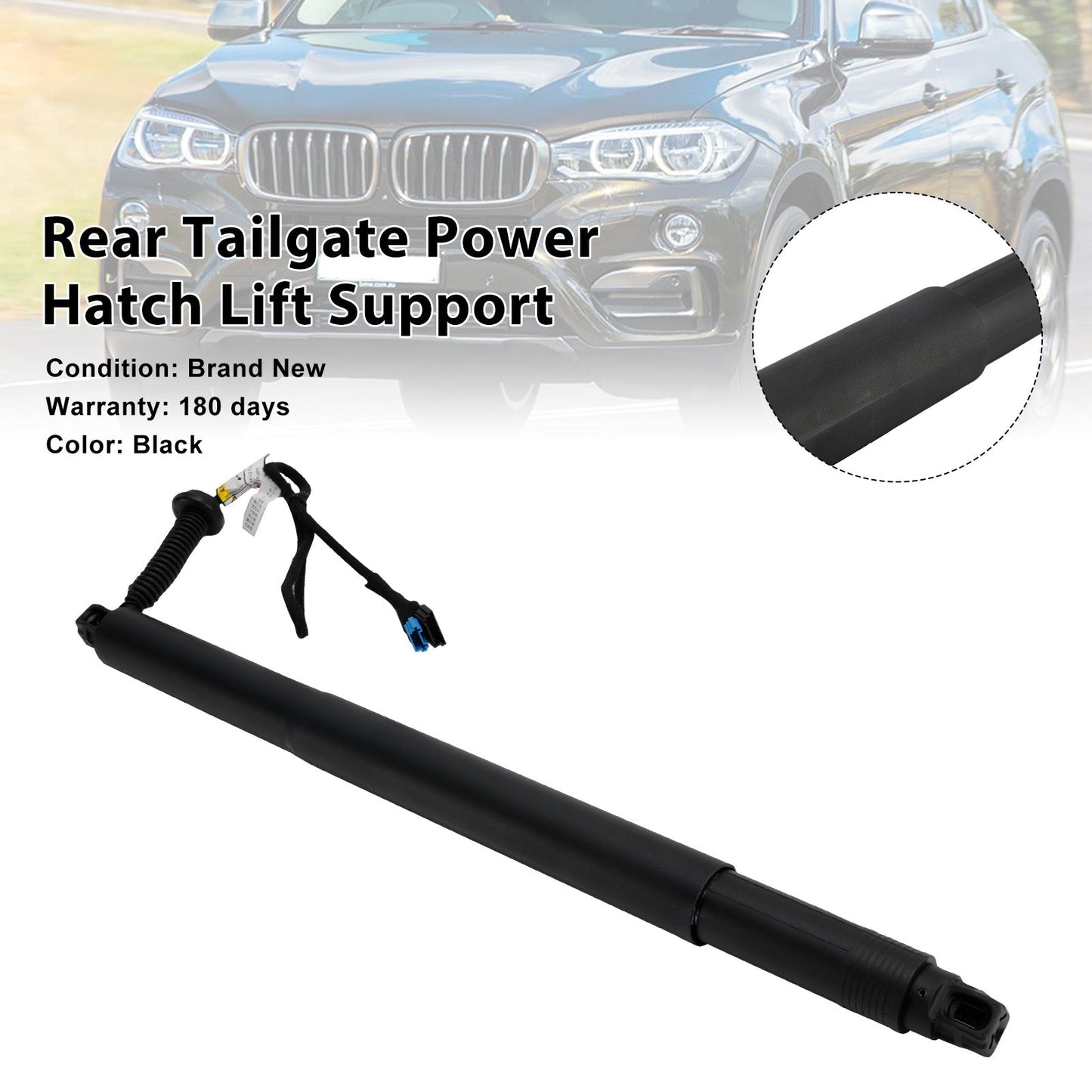 2014-2019 BMW X6 F16 F86 SUV xDrive 30d 2993ccm 249HP 183KW (Diesel) Rear Left Tailgate Power Lift Support 51247434043