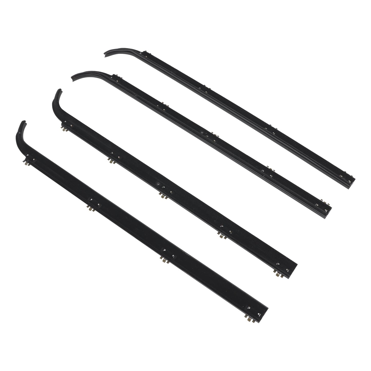 1987-1996 Ford Bronco Window Sweep 4PCS Door Window Seal Belt Weatherstrip+2PCS Seal Kit