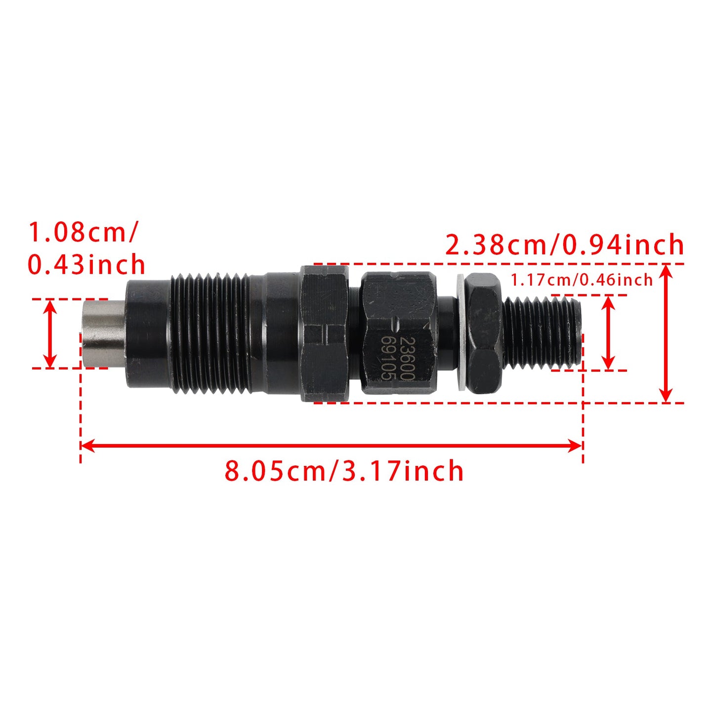 1Pcs Fuel Injector For Toyota 1KZ-T Land Cruiser 1KZ 093500-5700 23600-69105