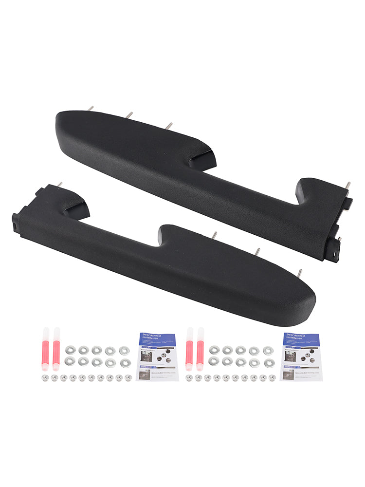 Front Armrest Repair Kit For Chevy Silverado 1500 2500HD 3500HD 2010-2014 Black