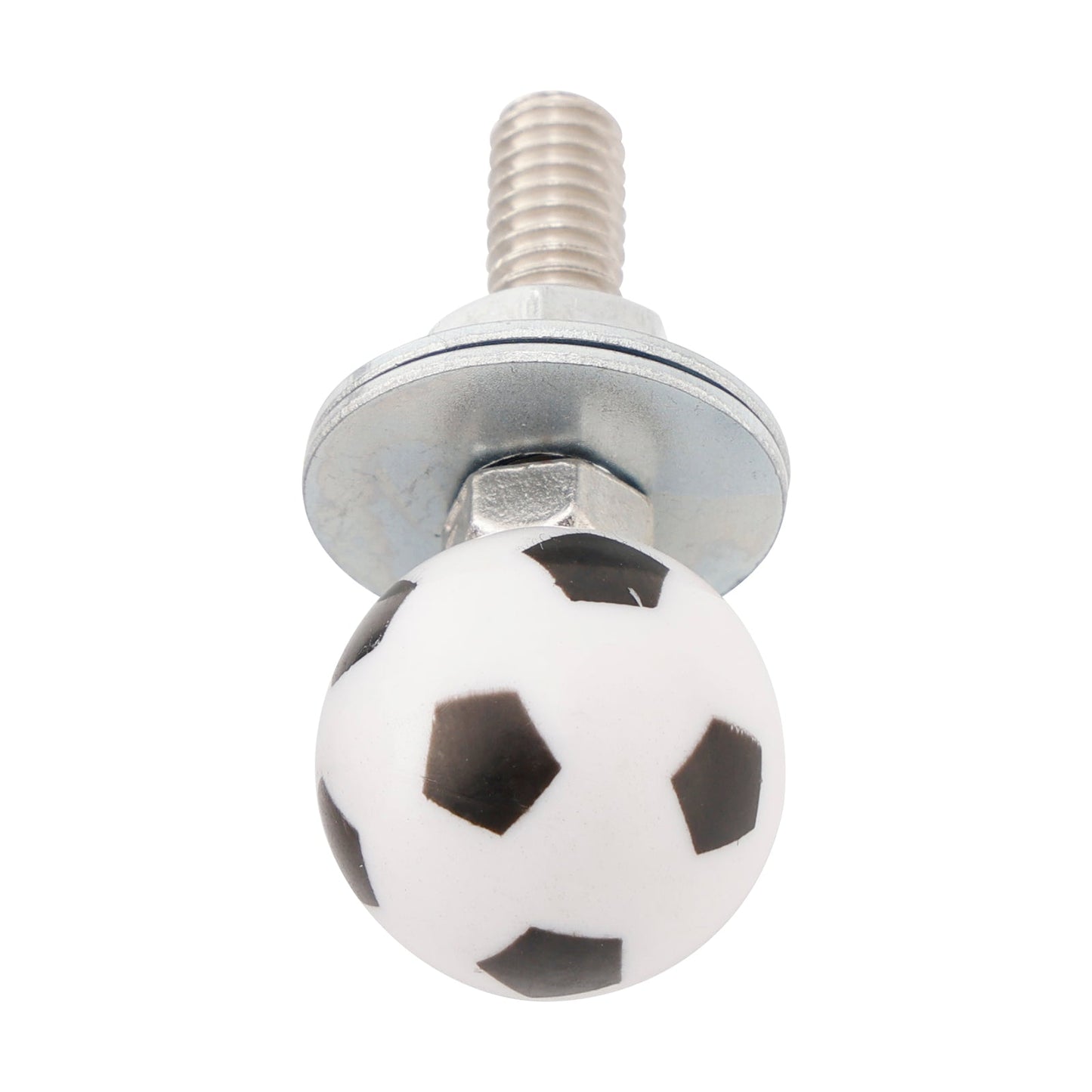M6 Plastic Custom Head Soccer License Plate Frame Screws Bolts Hardware X4