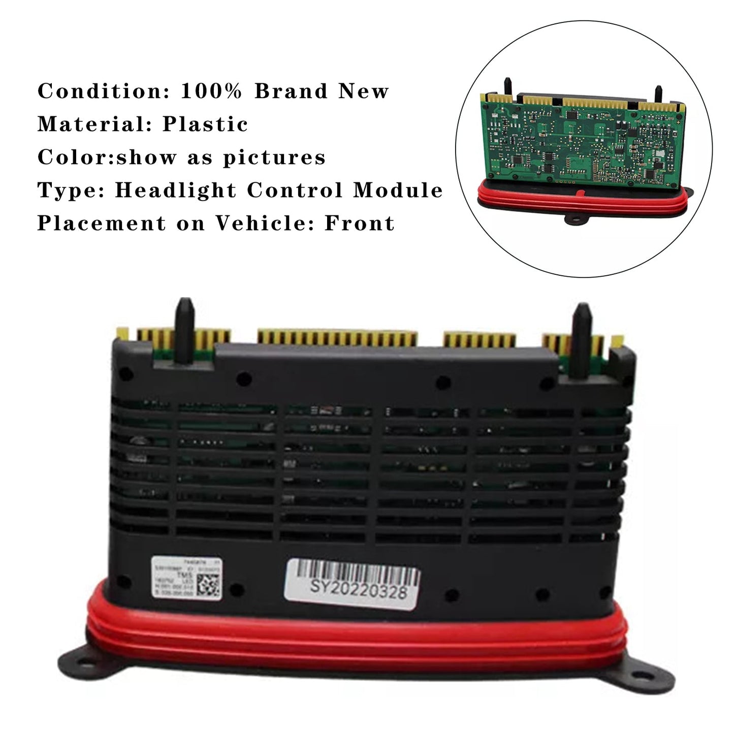 08/2012-10/2016 BMW 5' F10 LCI (FULL LED ONLY) Headlight Driver Module Control 63117440878