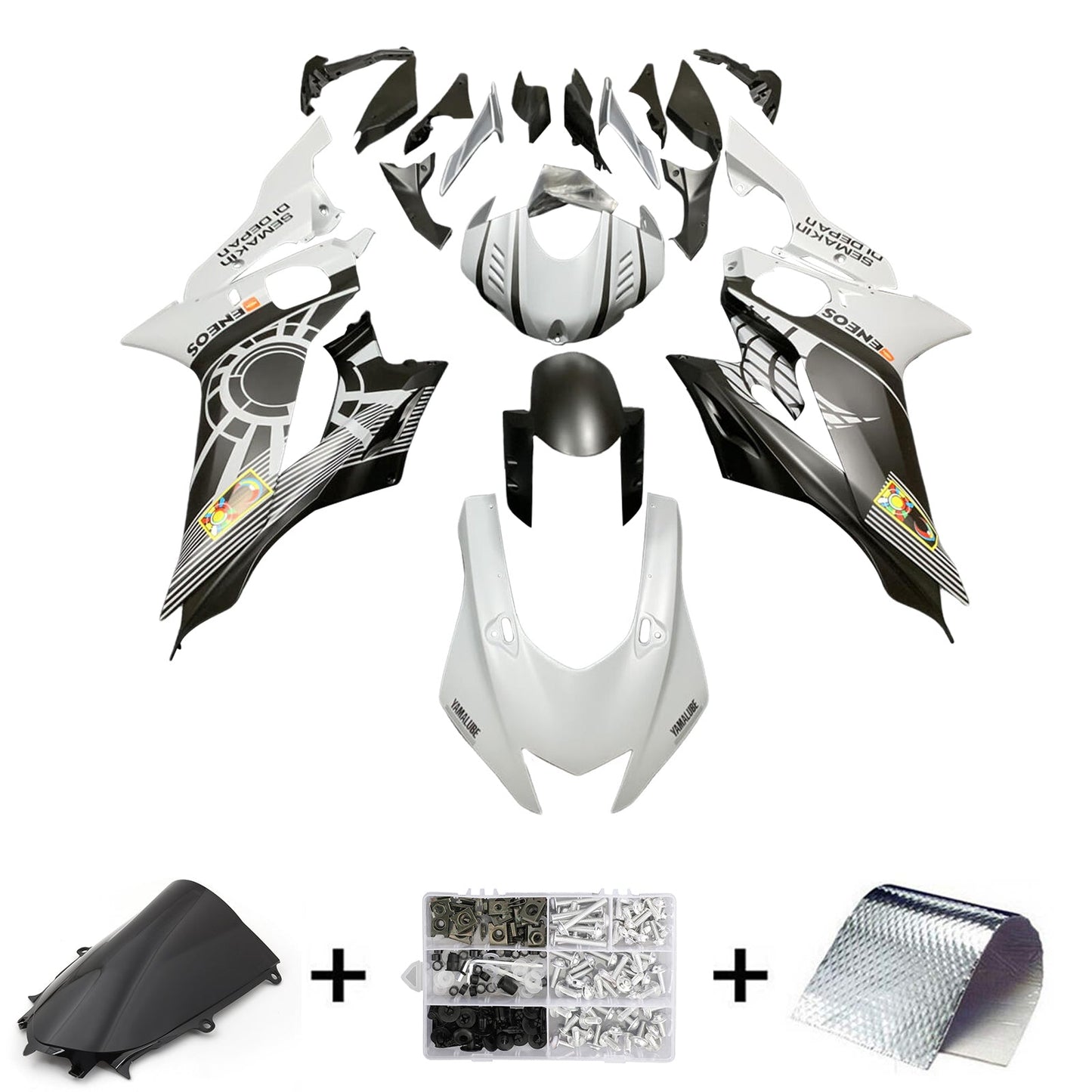 2017-2023 Yamaha YZF-R6 Injection Fairing Kit Bodywork Plastic ABS