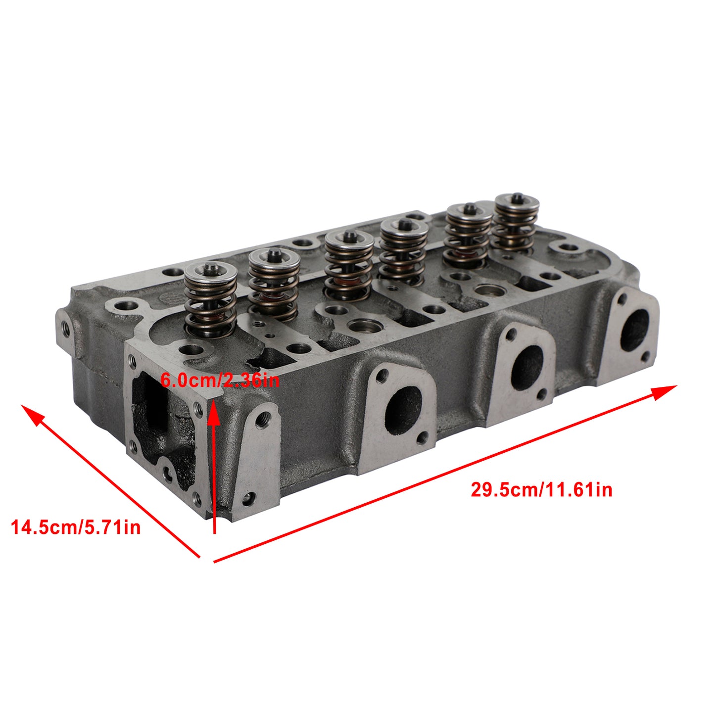 Complete Cylinder Head & Full Gasket Kit Compatible With Kubota D1105 Engine
