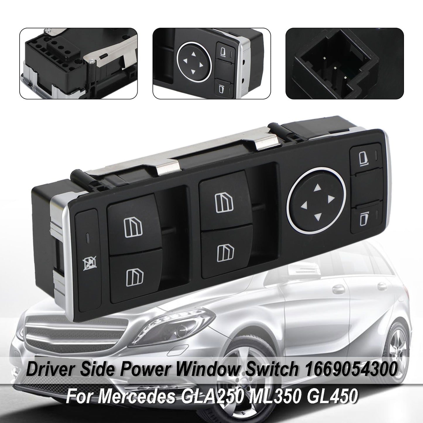 Master Power Window Switch For Mercedes-Benz W176 X156 C117 W166 1669054300