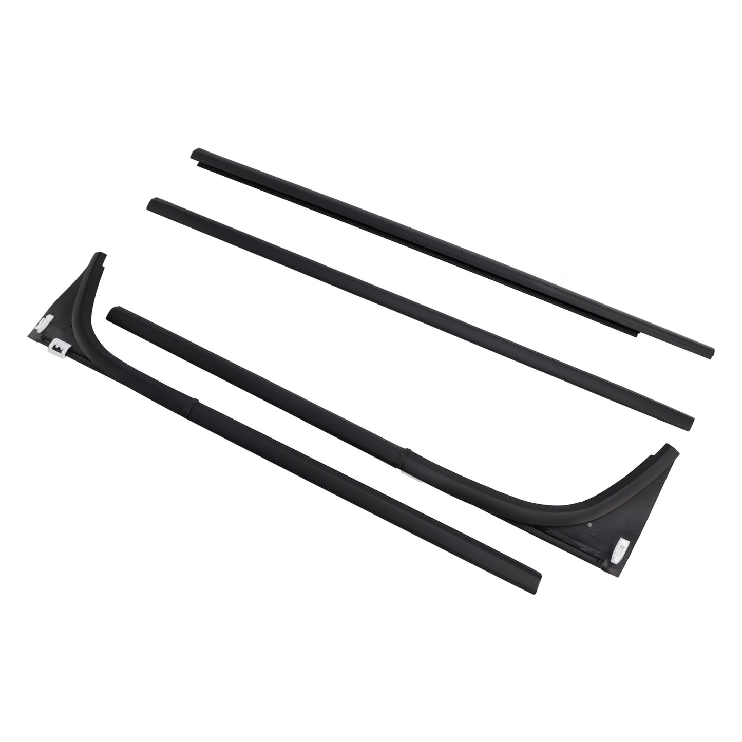 4pcs Inner Outer Weatherstrip Door Belt For Mazda BT-50 Pro Pick Up 2012-2019