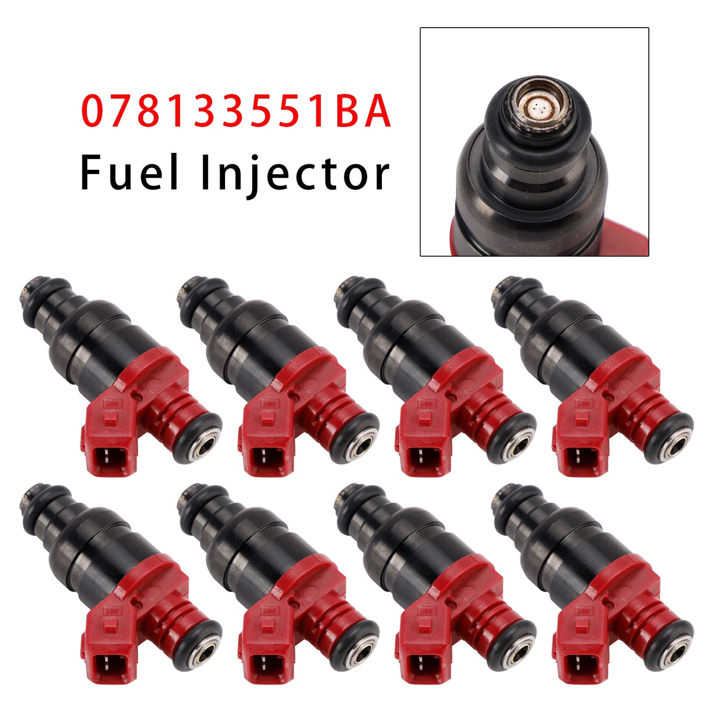 2002-2008 For SKODA SUPERB 8PCS Fuel Injector 078133551BA