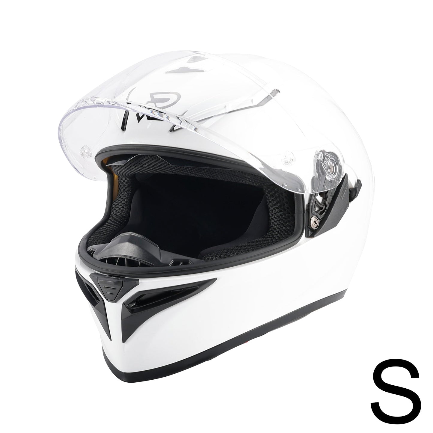 DOT Motorcycle Helmet Adult Street Full Face White