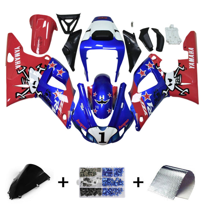 1998-1999 Yamaha YZF-R1 Injection Fairing Kit Bodywork Plastic ABS