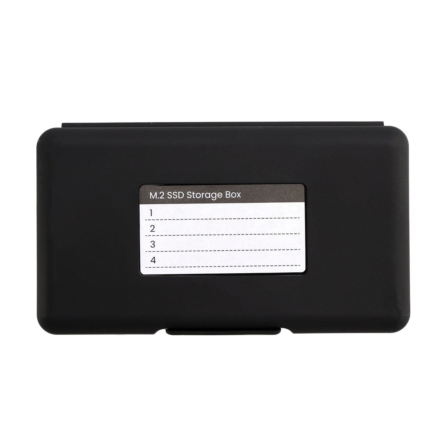 M2 Hard Drive Protection Box Solid State Drive Box Shockproof Waterproof Black