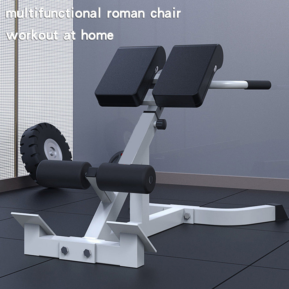 Home Fitness Workout Adjustable Roman Chair Back Extension Exercise Bench Back Training Supine Board