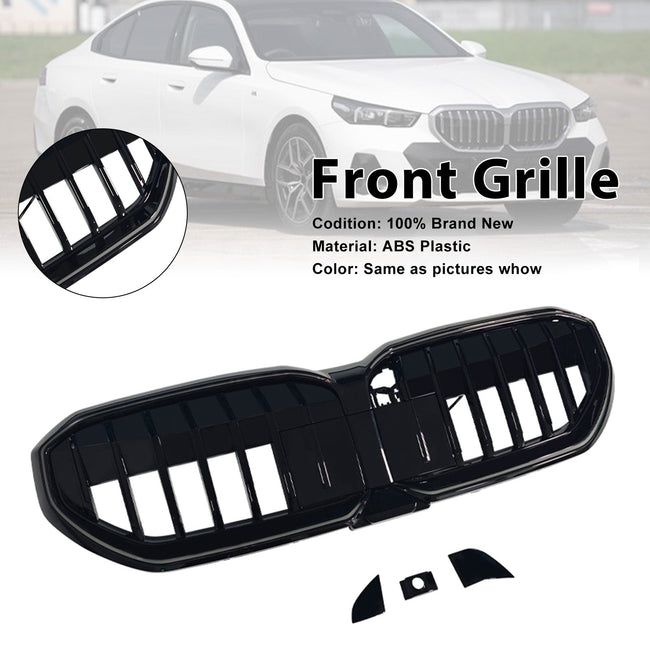 2024+ Fit BMW 5 Series I5 G60 G61 G68 Single Slat Front Bumper Grille Grill