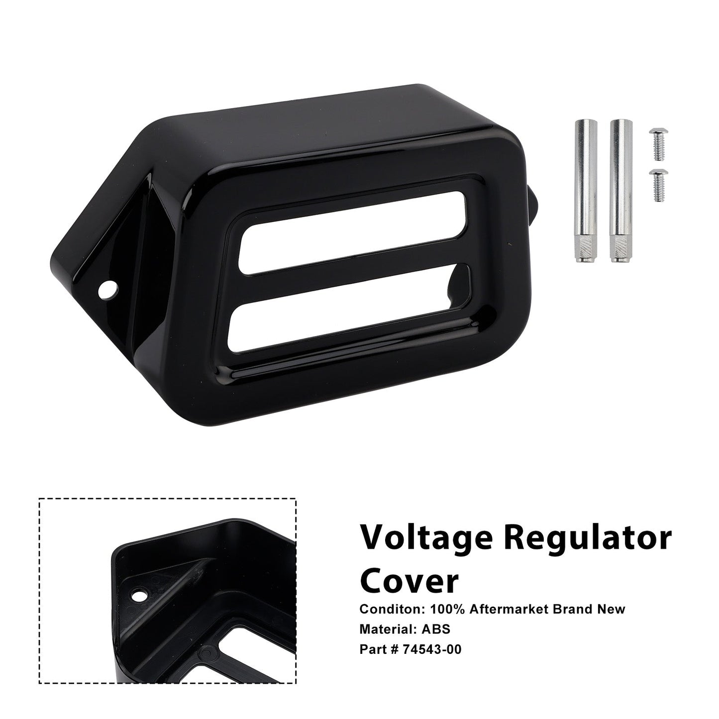 Voltage Regulator Cover For Road King Electra Street Road Glide 1997-2008