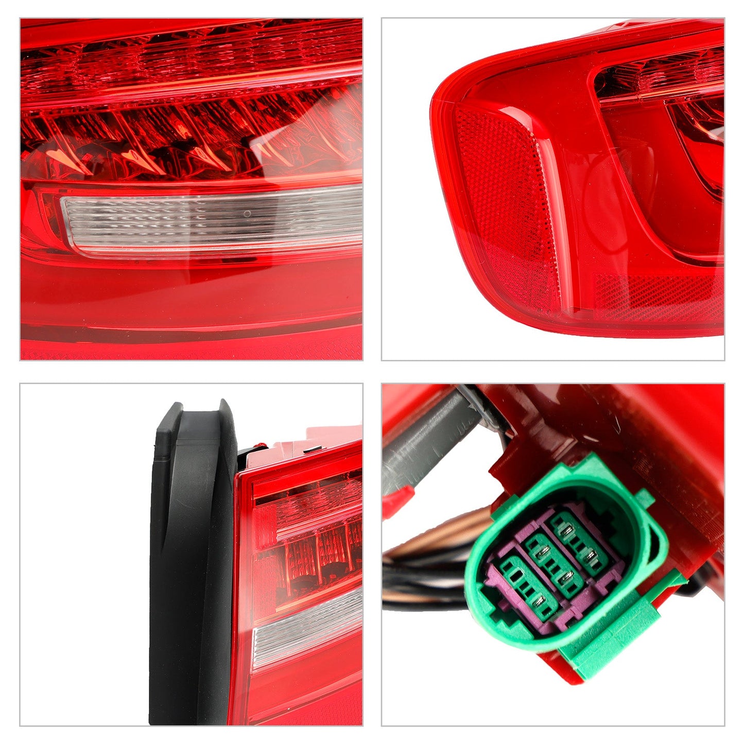 4pcs Rear Tail Light Lamp 8K5945093AC 4AC 5AC 6AC For Audi A4 B8.5PA 2013-2016