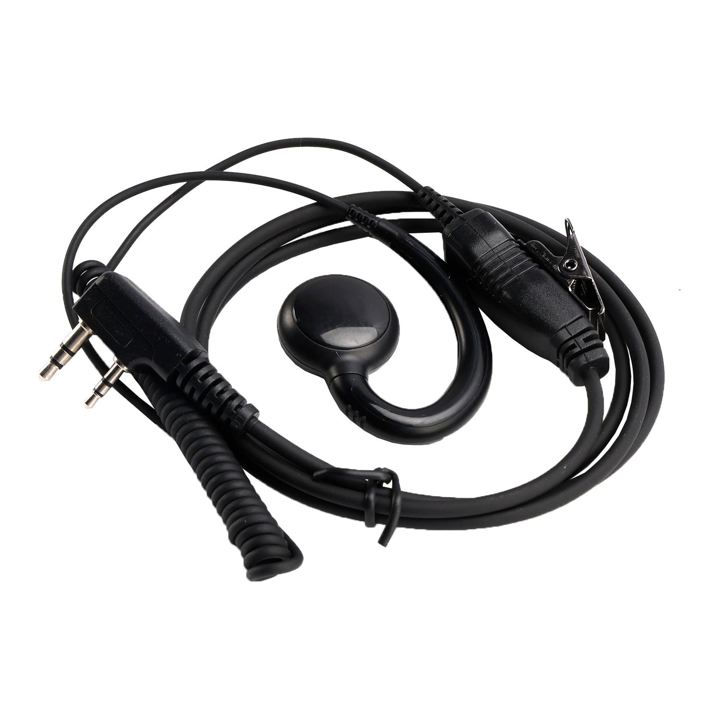 K-018 Small PTT-B6 Curve Hook Earhook Headset For TK-240 TH-G71A LT-2288 UV-5RA