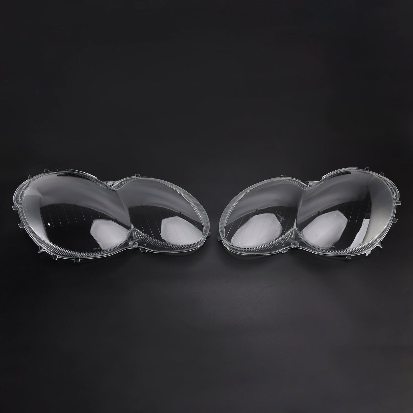 2003-2008 Benz W230/R230 SL500 SL600 2Pcs Headlight Shell Lens Cover+Glue