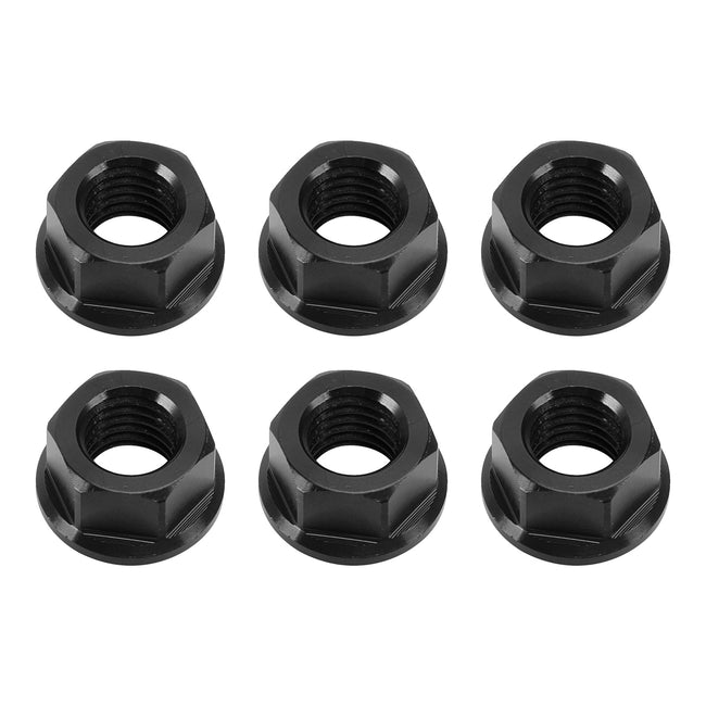 Rear Sprocket Nut Kit M10x1.5mm Black For Aprilia RSV RSV4 1000R Factory 04-16