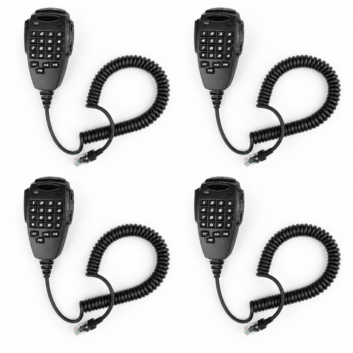 4Pcs Professional Hand Microphone Car Mic For TYT TH9800 UHF Mobile Car Radio