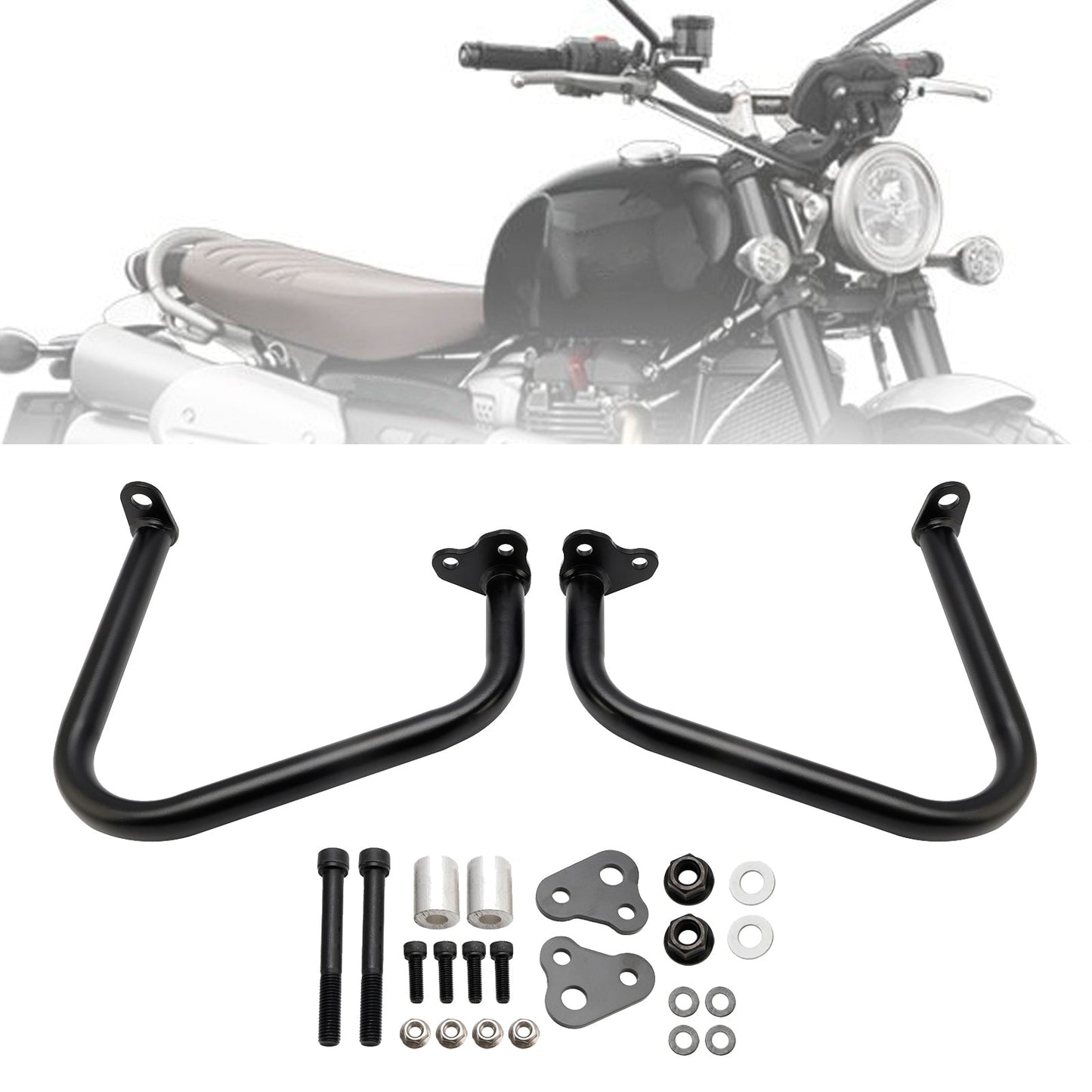 2021-2024 Scrambler 1200 XC Engine Guard Crash Bar Frame Protector Bumper