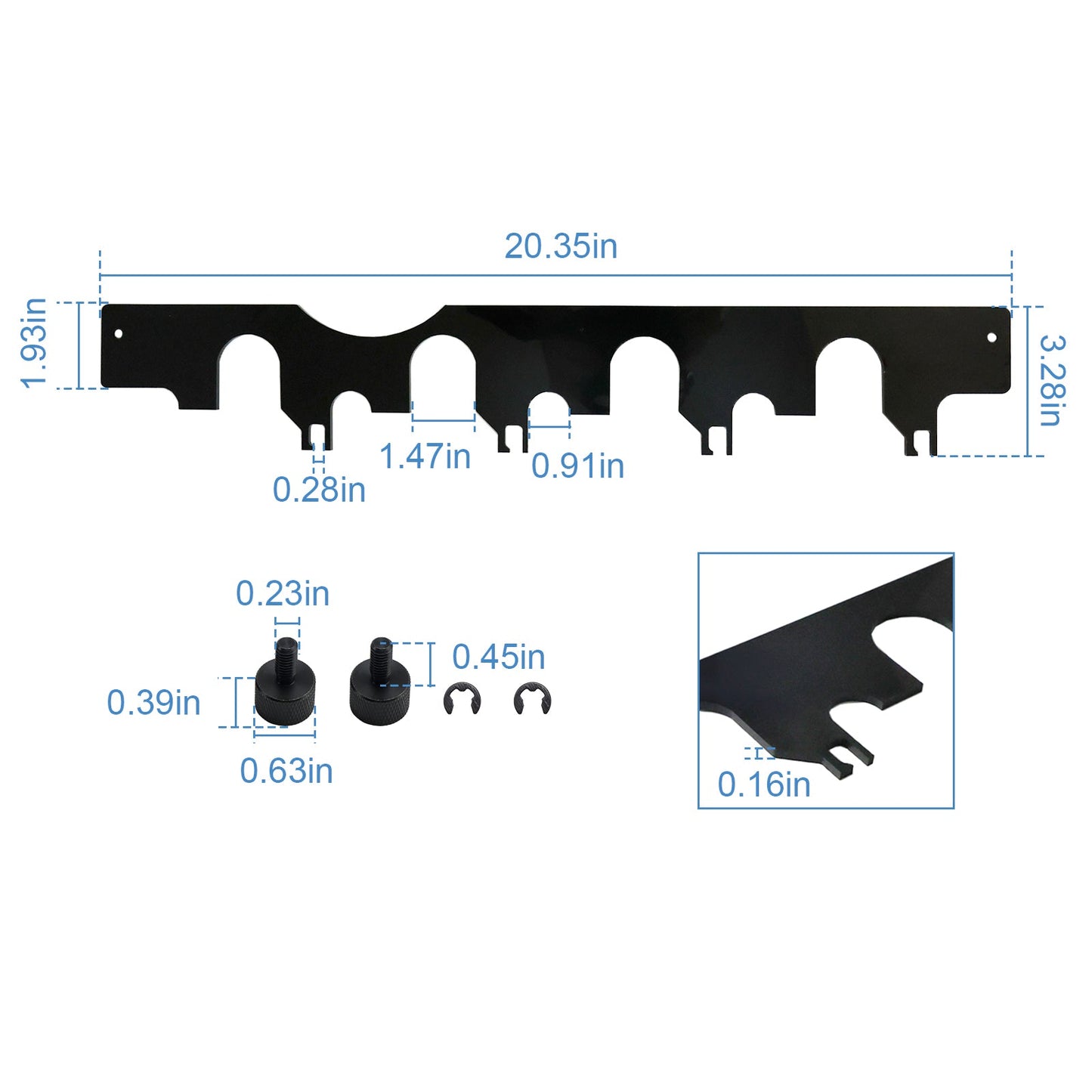 9070A Push Rod Retainer for Installing the Intake Side Rocker Shaft Assembly