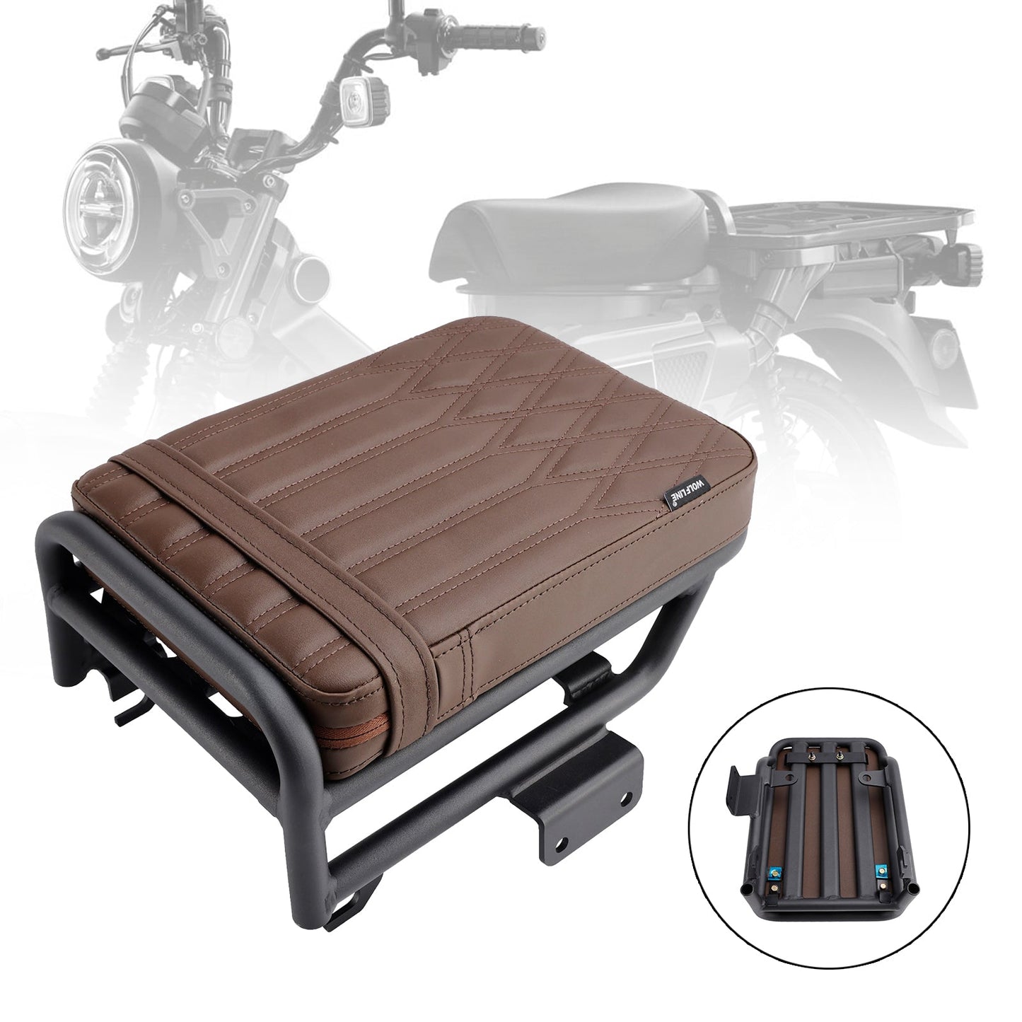 2020-2023 HONDA CT125 huntercub 125 Rear Passenger Seat Cushion Pillion Flat Brown