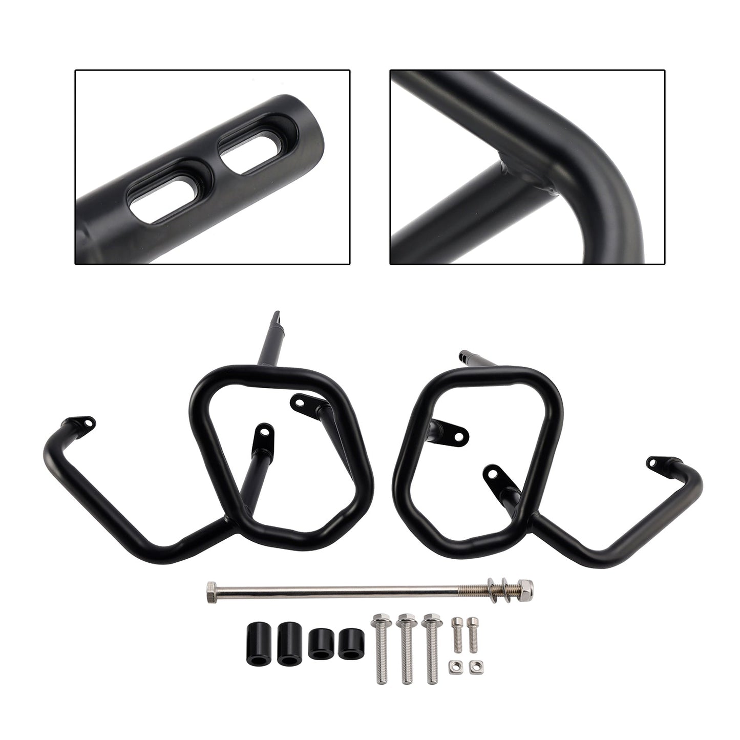 2024-2025 Triumph SCRAMBLER 400X Engine Guard Frame Anti-Crash Bumper= Black