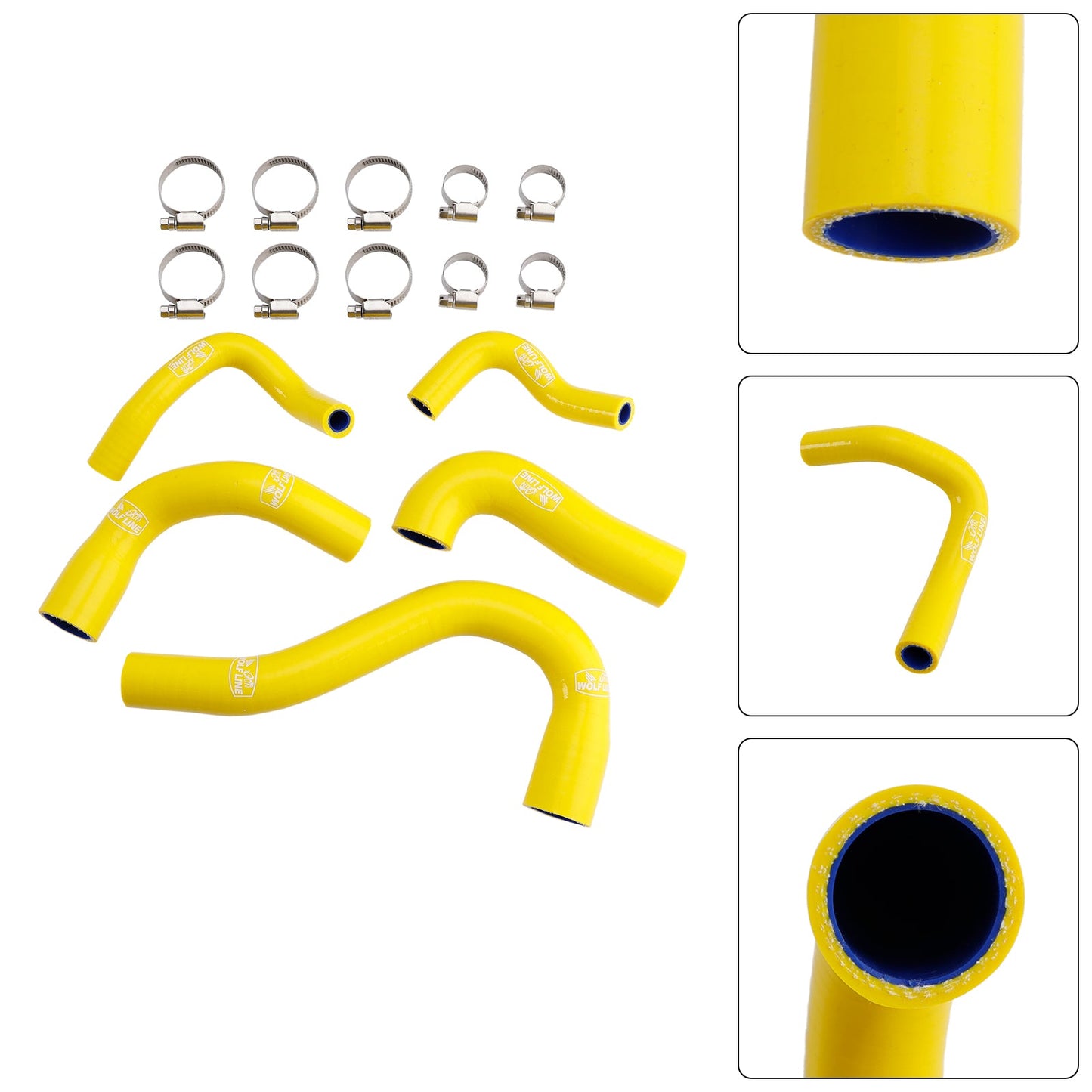 Yamaha MT-09 XSR900 Tracer 9/GT all years Silicone Radiator coolant Hose