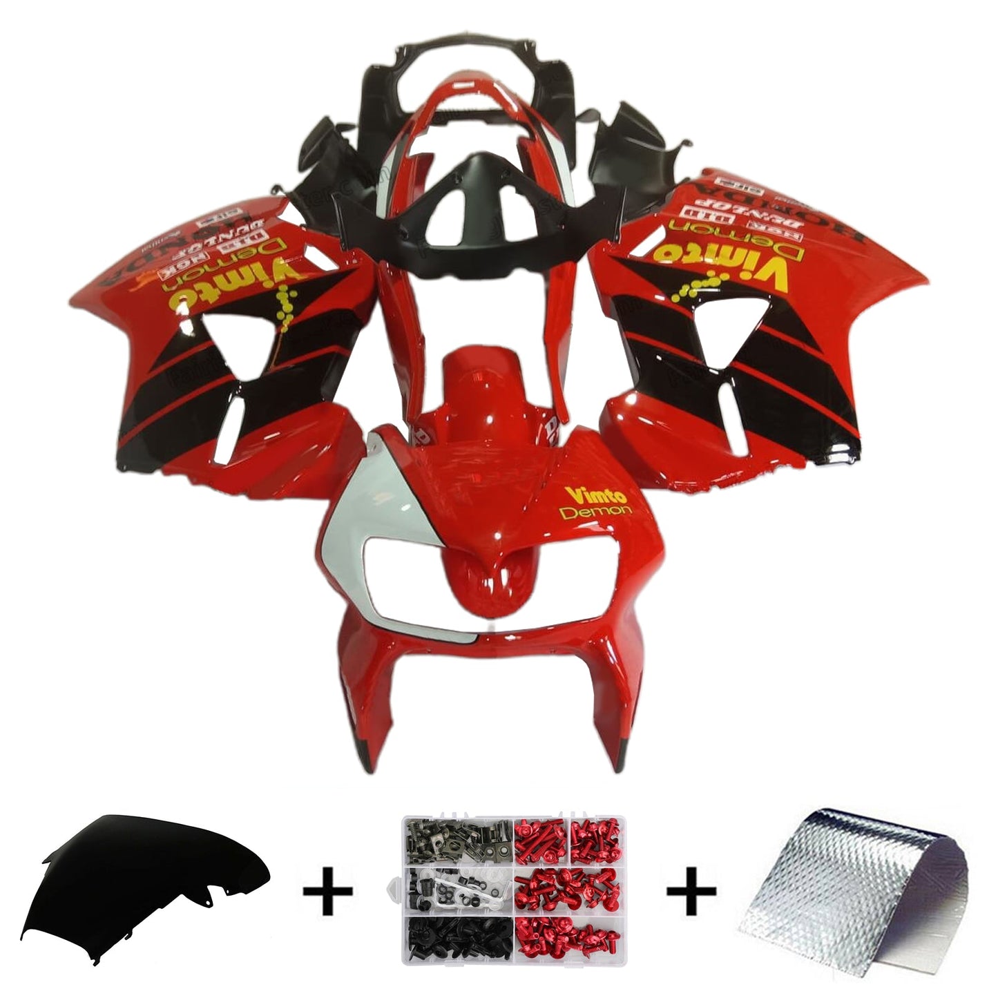 1998-2001 Honda VFR800 Injection Fairing Kit Bodywork Plastic ABS