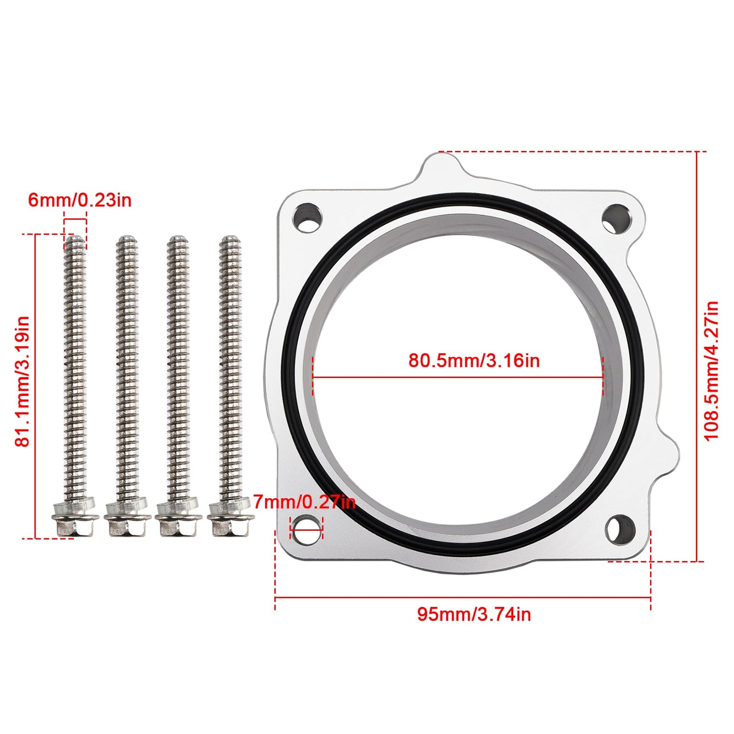 2009 Dodge DURANGO 5.7L V8 Throttle Body Spacer