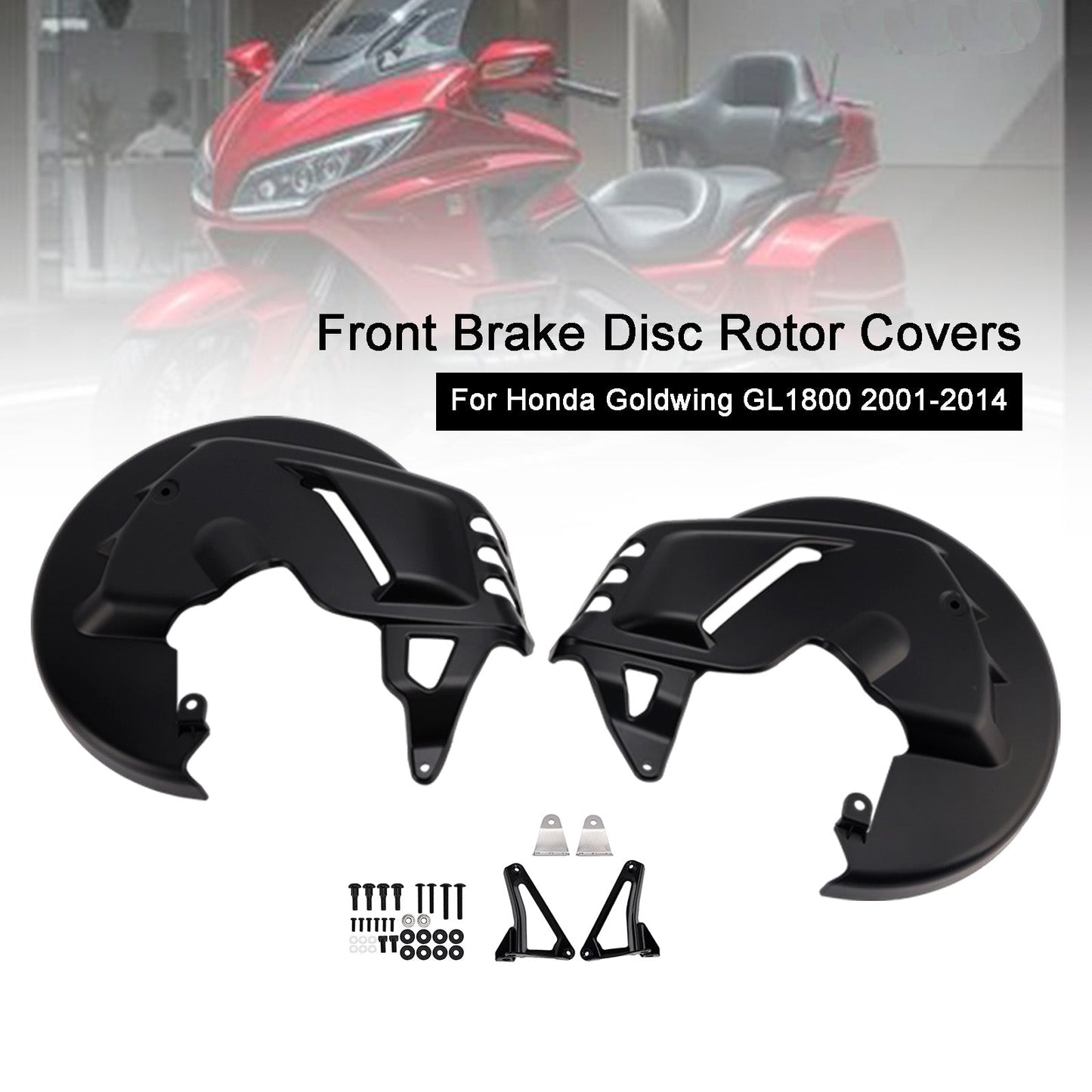 Front Brake Disc Rotor Covers For Honda Goldwing GL1800 F6B 01-15