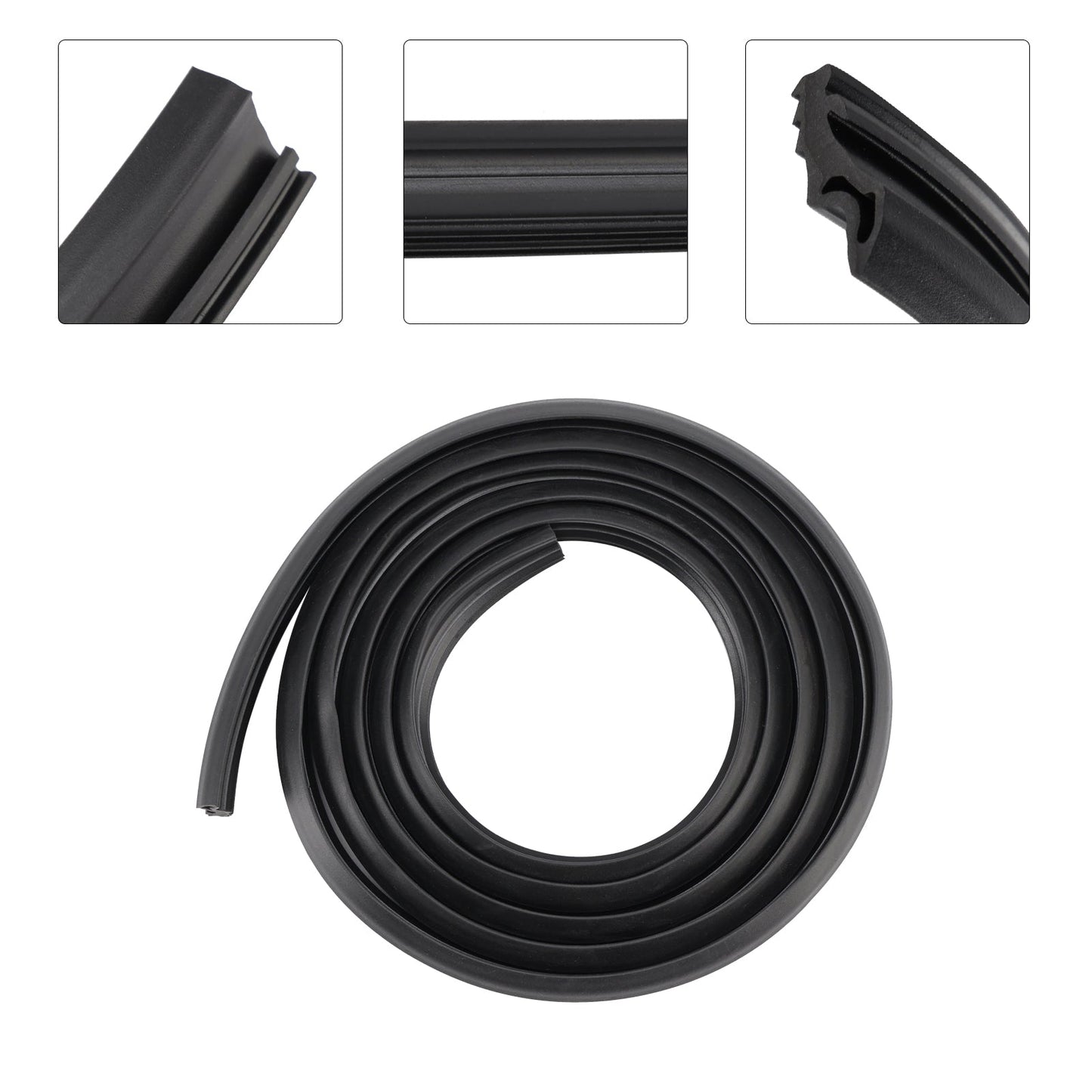 WP9743590/9743590 Dishwasher Door Gasket (Black) for Kenmore KitchenAid etc